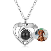 Personalized Heart Photo Necklace