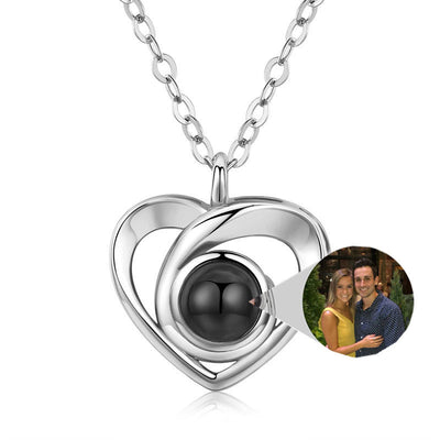 Personalized Heart Photo Necklace